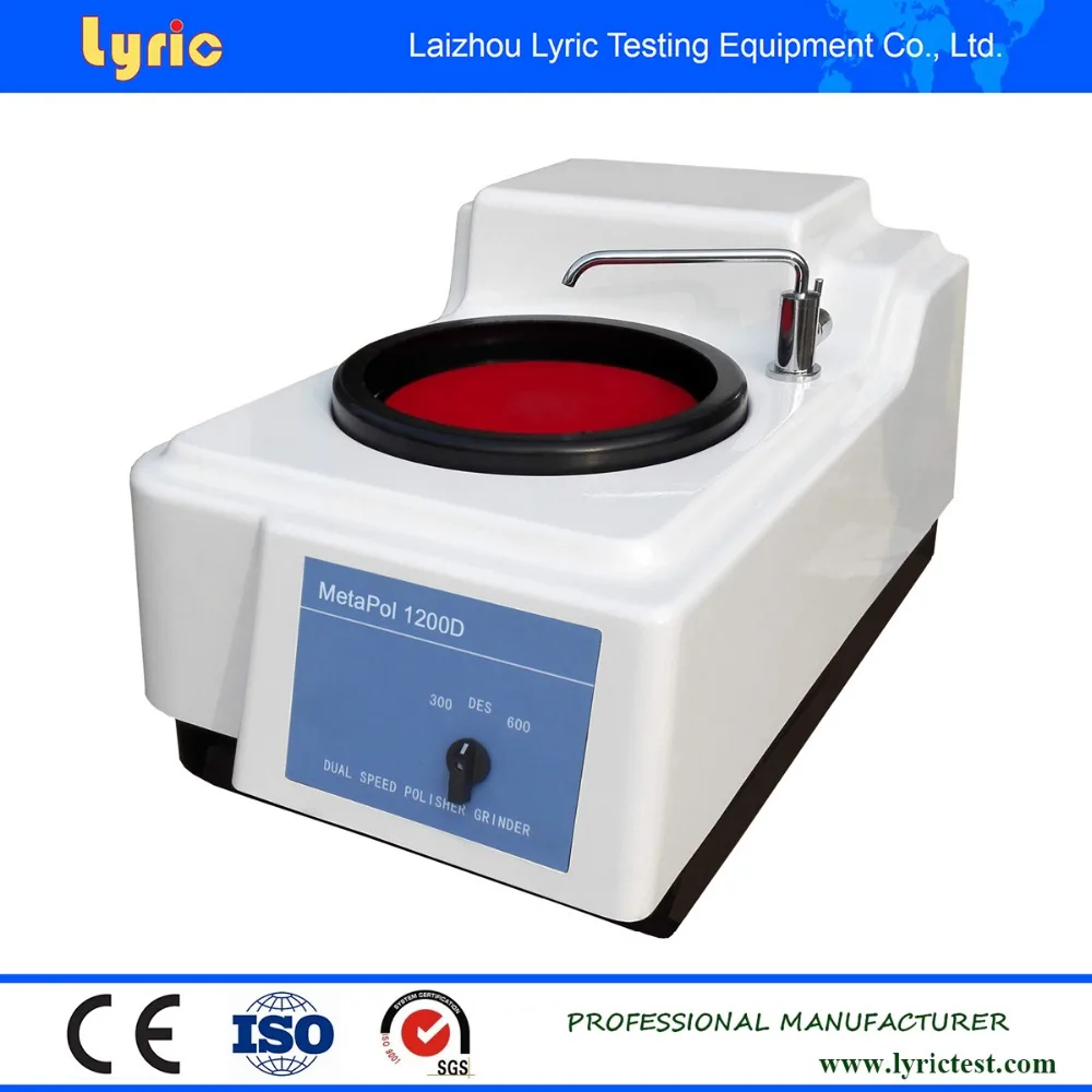 MODEL METAPOL 1200D DUAL SPEED METALLOGRAPHIC SPECIMEN GRINDING & POLISHING MACHINE