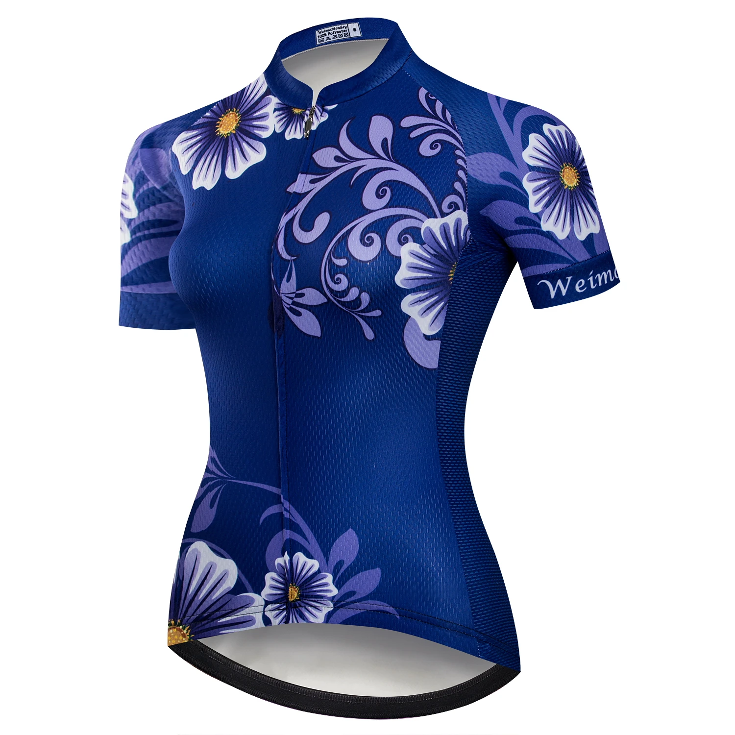 Wholesale Summer Team Road Bike Shirt Tops Short Sleeve Reflective Bicycle Clothing Racing Sports Wear Cycling Jersey Women