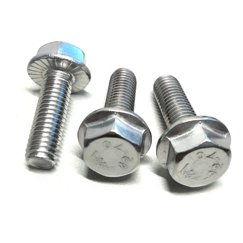 
DIN6921& GB5787 M5-12 Hexagon Flange Bolts 