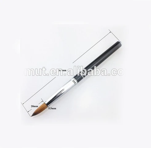 2015 new design hot sale kolinsky nail brush