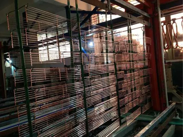 
chrome plating metal fence 