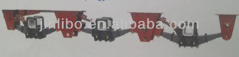 Hot Sale American Type Mechanical Suspension 3 Axle for Trailer/Truck Parts