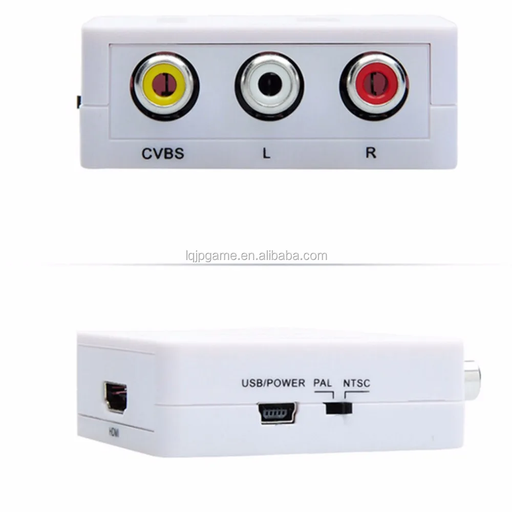 1080P Mini Composite HD MI to 3 RCA AV CVBS HD MI2AV Converter Adapter for TV Box game console Projector HD MI To AV Convertor