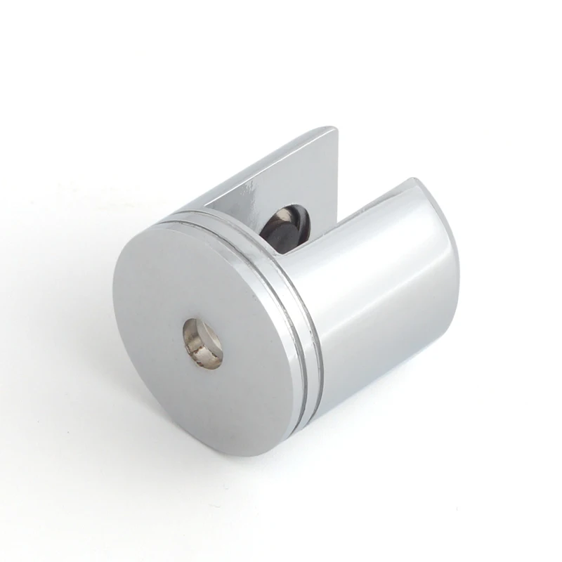 Small Glass Shelf Clamp Brackets No Hole Drilling Brass Chrome Glass Clamp