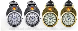 2021 Fashion Men Watch USB Cigarette Electronic Rechargeable lighter watch electricity