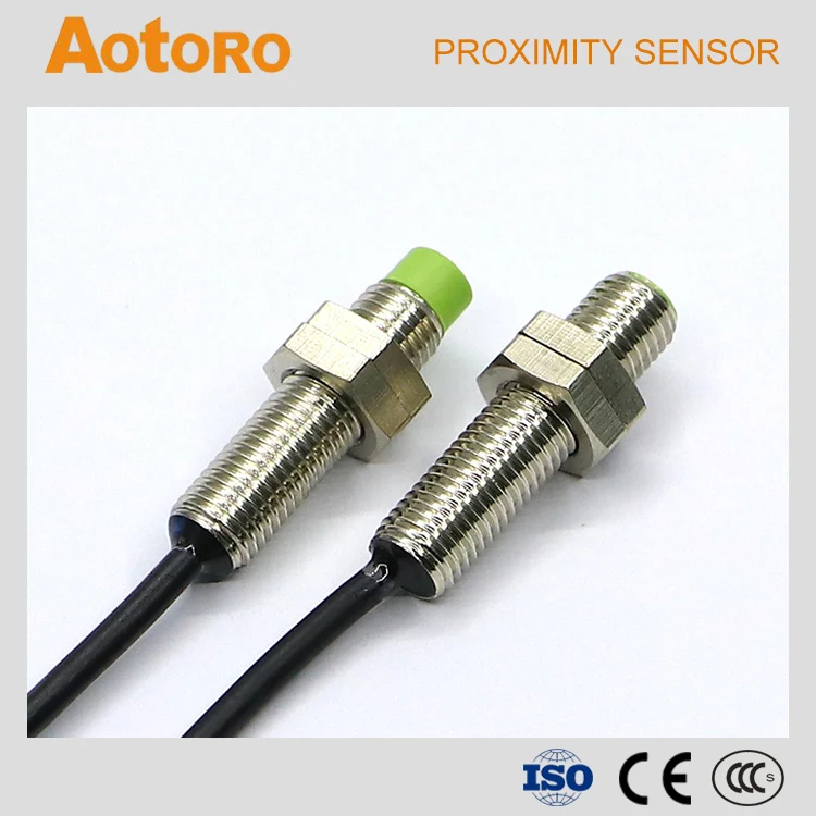 Inductive sensor for metal detection M8 FR08-2DN china proximity switch cables