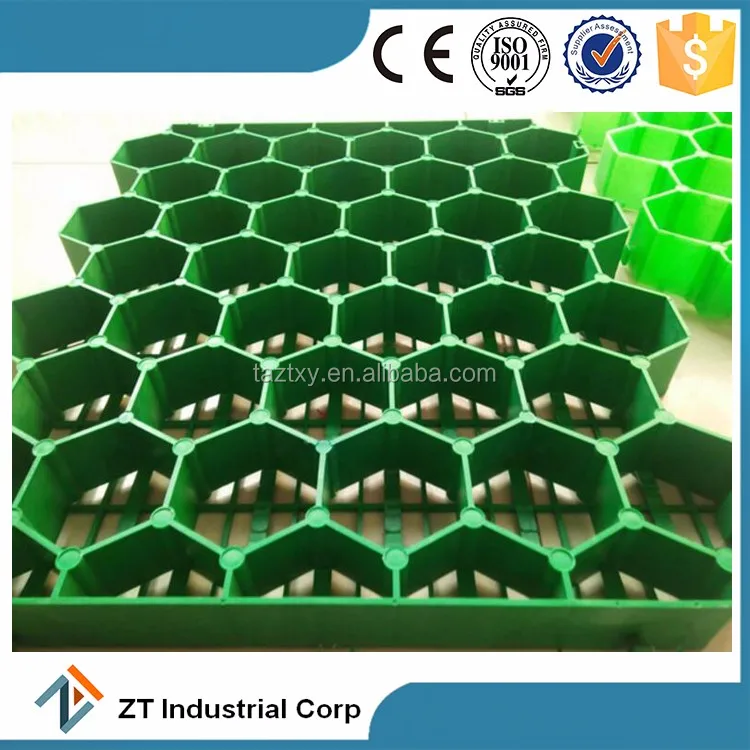 ZT-40-4 Высококачественная пластиковая сетка для газона HDPE Honeycomb