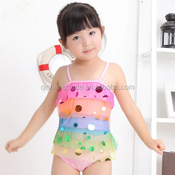 new summer baby princess girls swimwear cute kids lace swimsuit children bikini
