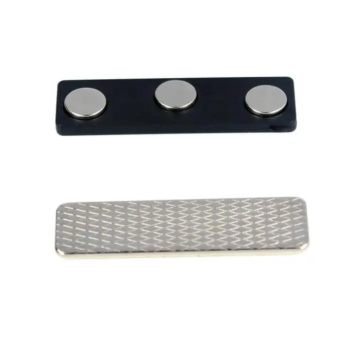 High Quality Custom Private Logo Accepted Magnetic Material Premium Name Badge Magnet