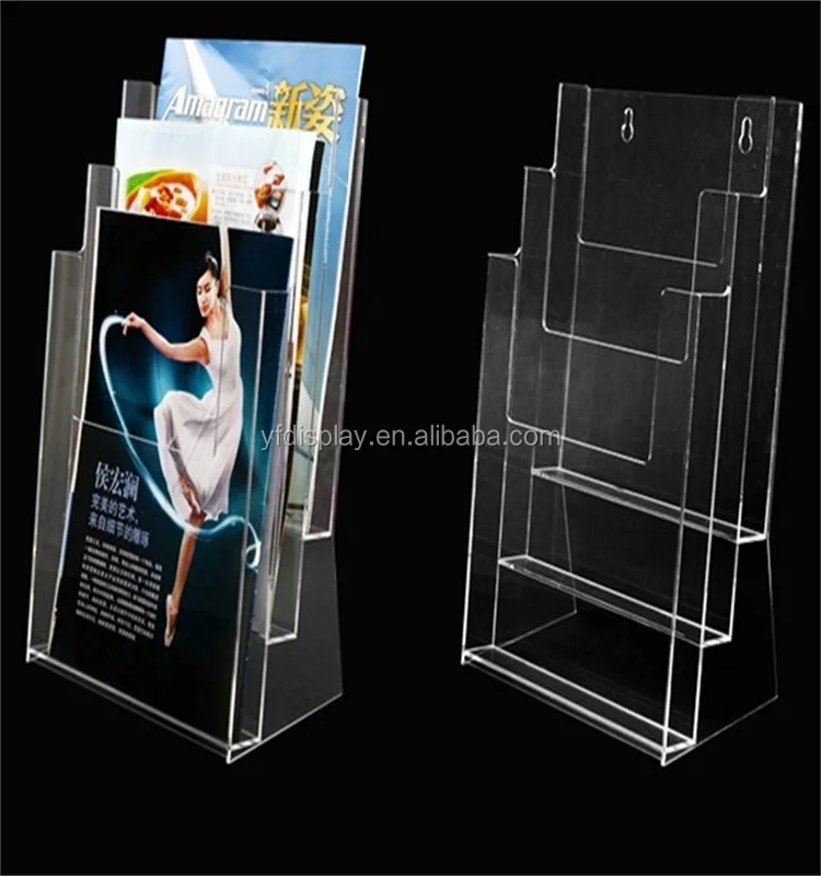 
Office Supplies Clear Acrylic File Shelf 