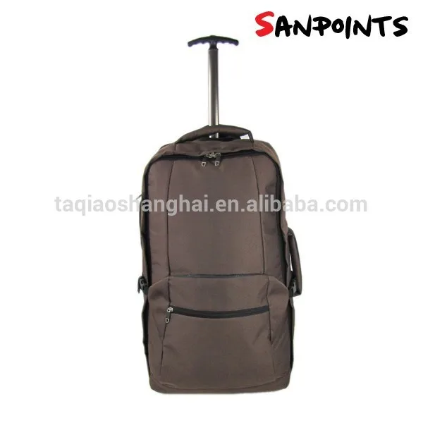 Big capacity trolley travel bag carry on hiking backpack