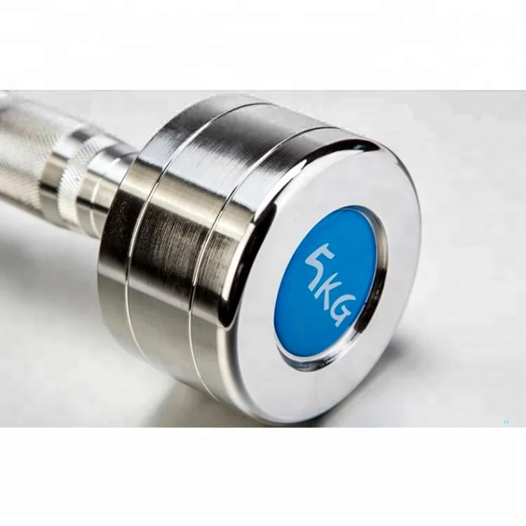 Easy selling 1- 10 kg chrome dumbbells with good quality for sale