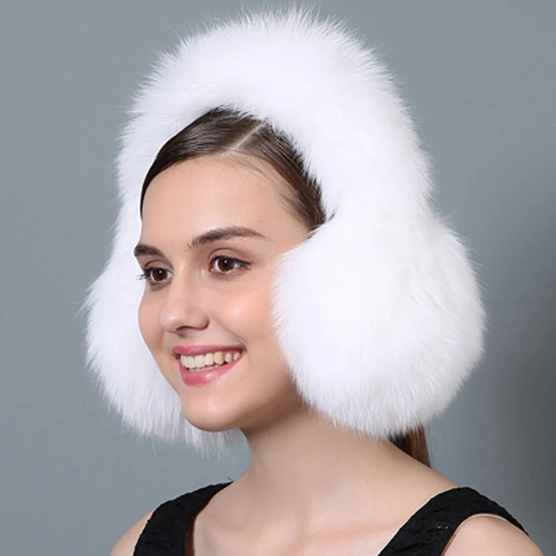 CX-A-72E Высокое качество оптовая продажа Мода зима теплая лиса меховые наушники