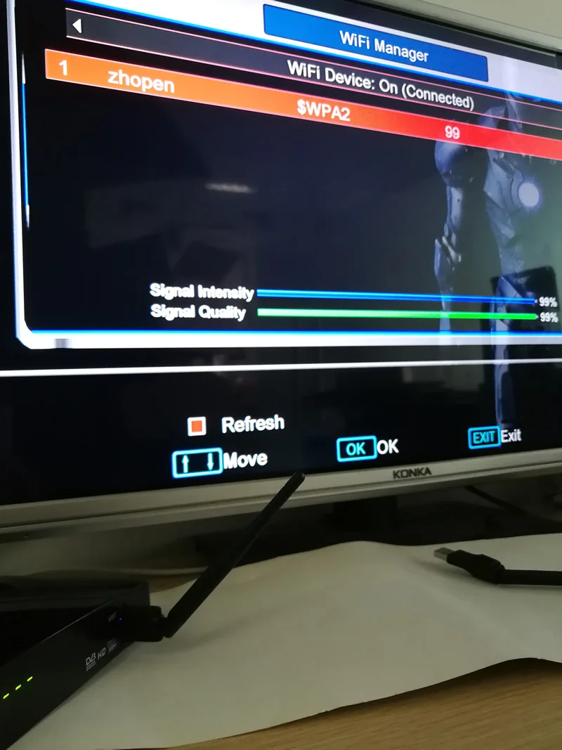 OEM 2.4g wireless 802.11 n wifi usb adapter with antenna used for freesat v7 hd mag 254 250 openbox satellite receiver