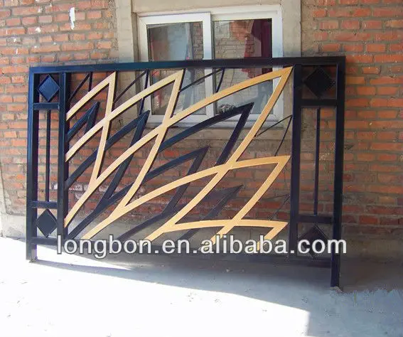 Top-selling hand forged wrought iron balcony railing