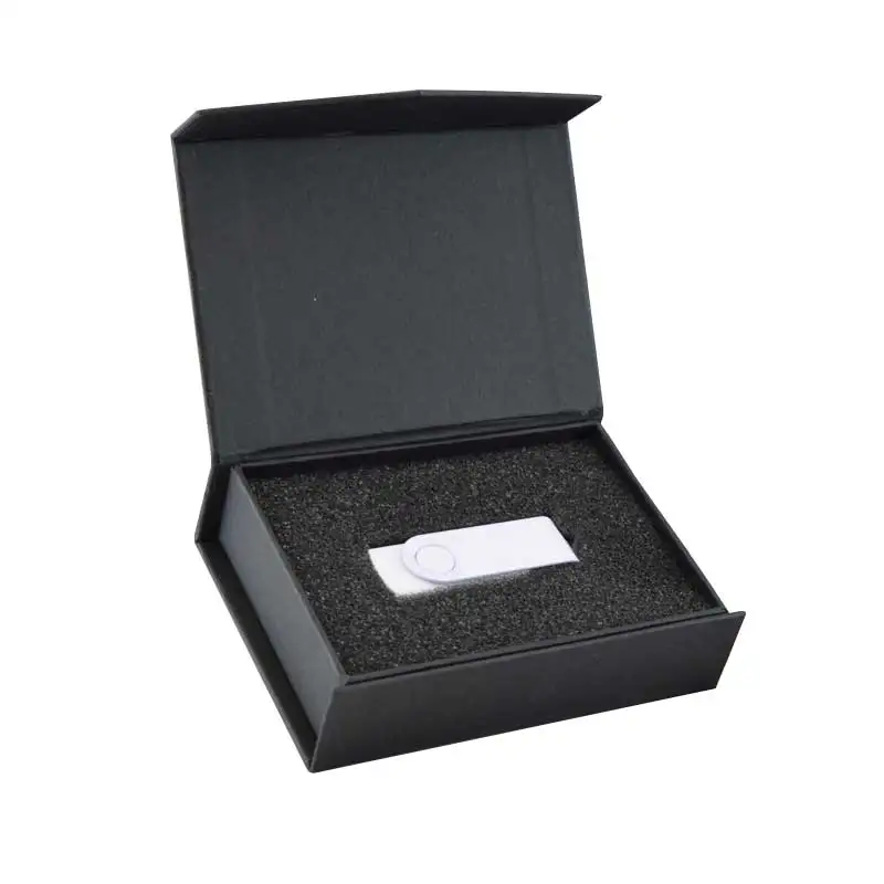 Custom Personalized Usb Box Product Usb Flash Drive Small Electronic Gift Box with Magnetic Lid
