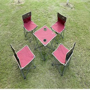  Tianye easy carry outing excursion picnic folding table and five comfort