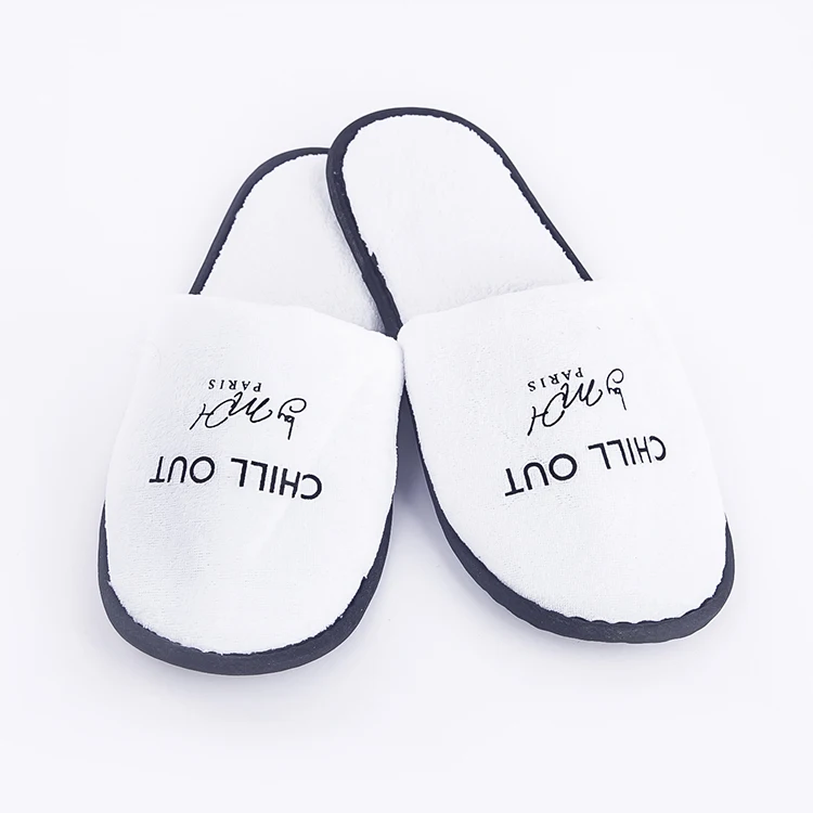 Cheap Hotel Disposable White Slippers Washable Recycling Hotel Spa Slippers for Guests