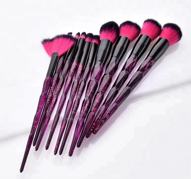 Wholesale Fashion Purple Night Sky diamond makeup brush