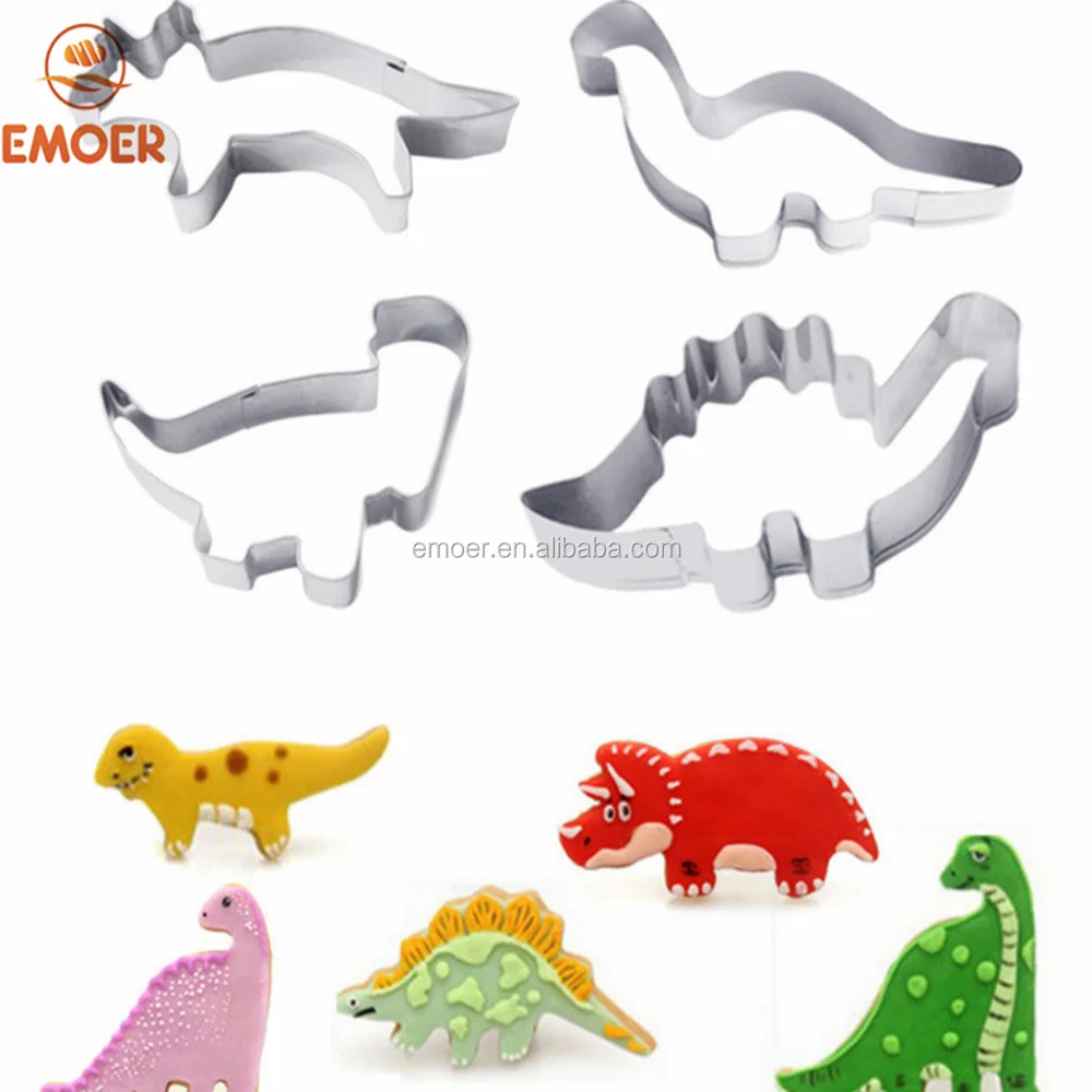 EMOER stainless steel dinosaur mold