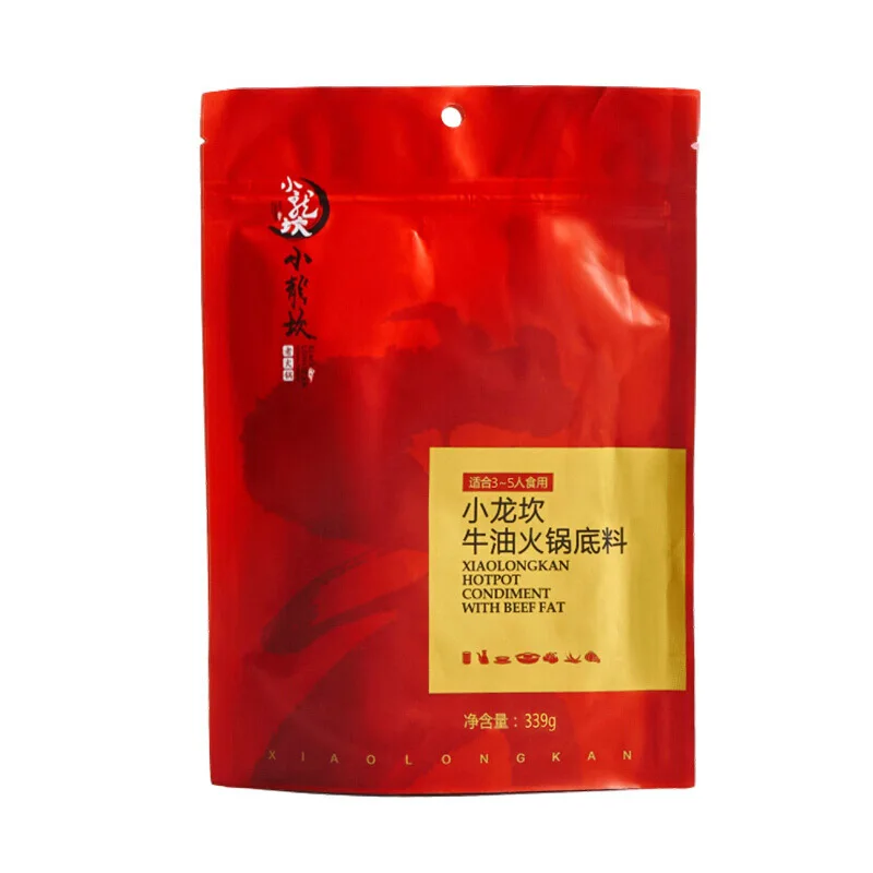 
Xiaolongkan Beef Tallow Hot Pot Soup Base Spicy Hotpot Seasoning 