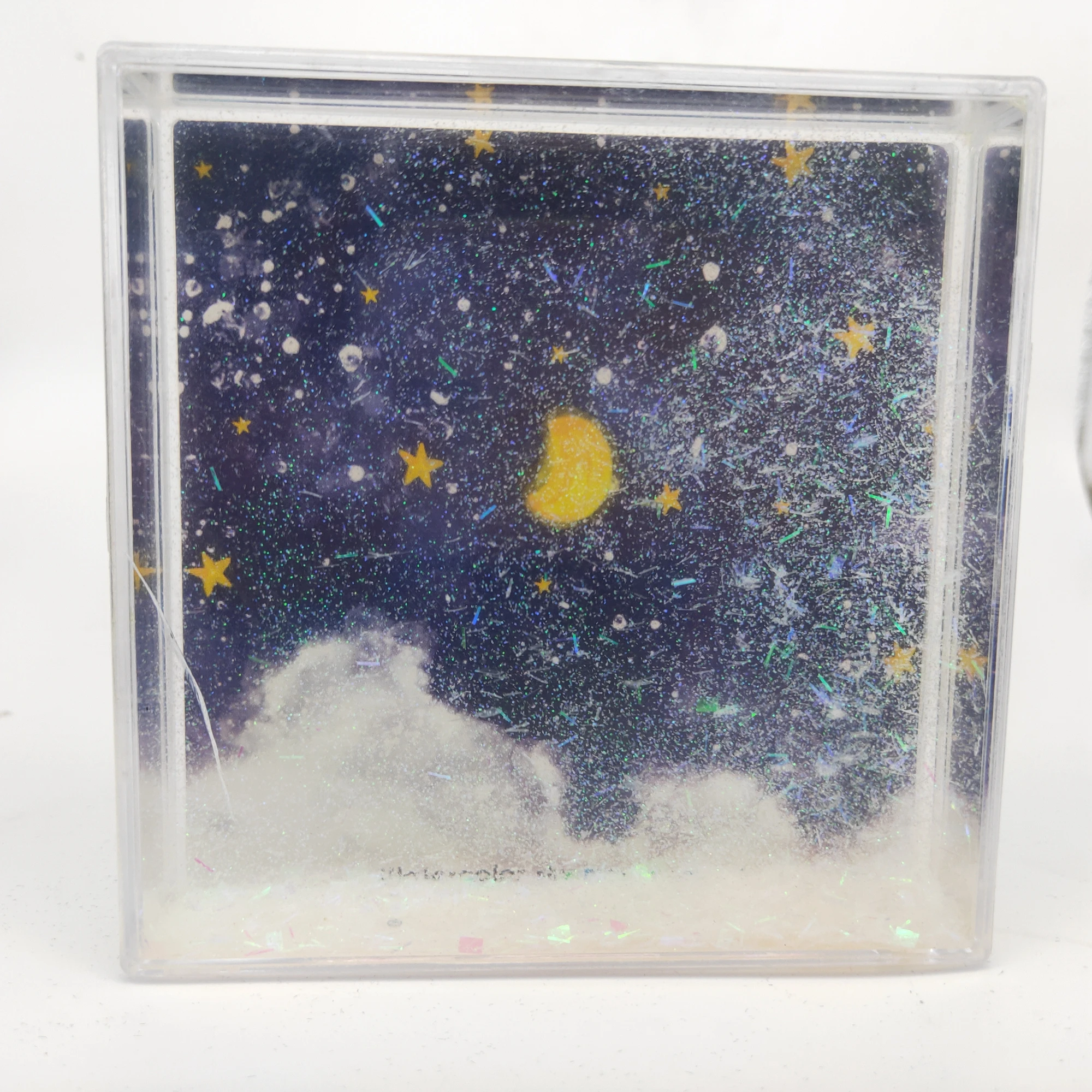 Высококачественная прозрачная пластиковая фоторамка 4*4 водяной снежный шар