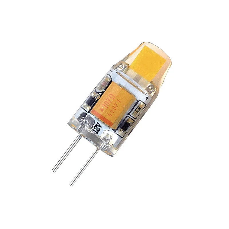 
warm white 9.6mm 12v mini 1w dimmable g4 cob led 