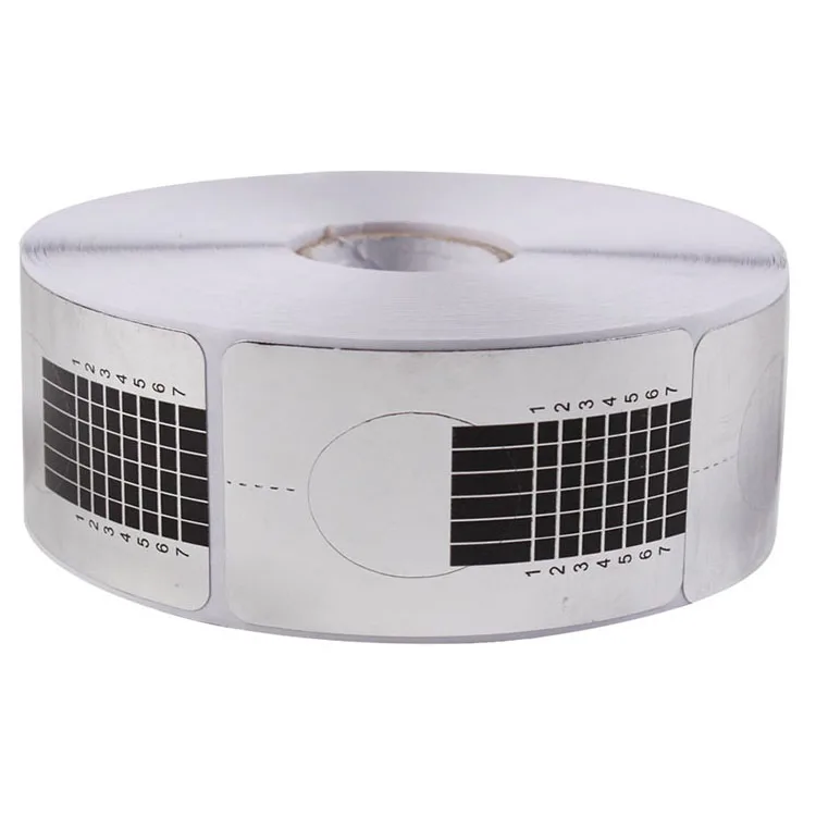 Прямоугольная форма для французского маникюра, металлическая Форма для ногтей, руководство по наращиванию, форма, наклейка, клейкая лента, Типсы, инструменты для УФ-геля