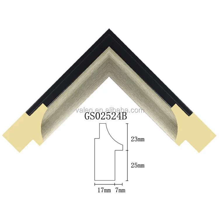 New Launch Awesome Beautiful L Shape 3 Meter Wood Texture Materials Decorative Picture Frame Moulding