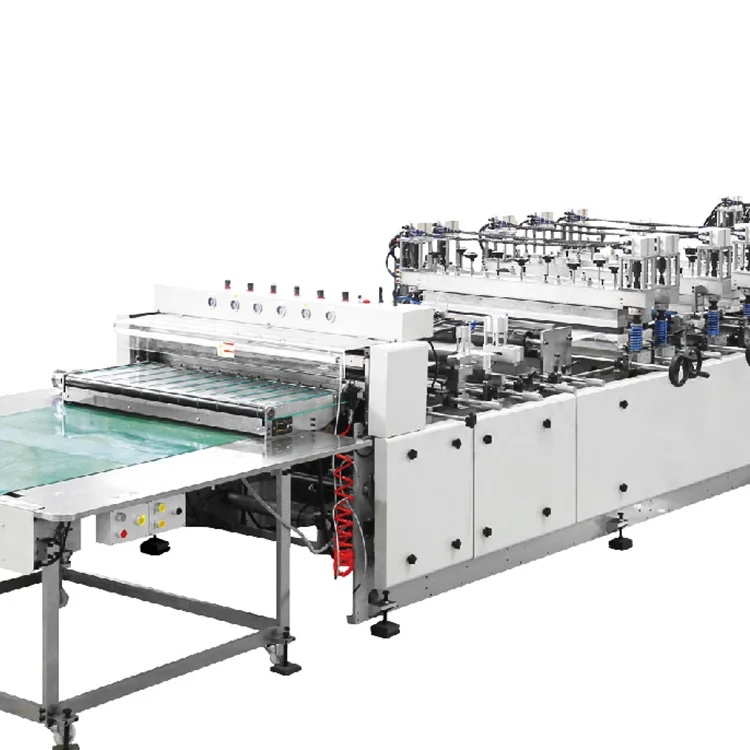 
China Factory Central Seal Pouch Packaging Vertical Stand-Up Flat Bottom Zhou Tai Bag Making Machine 