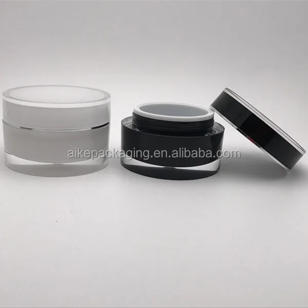 hair gel containers dipping powder jar luxury packaging empty cosmetic plastic cosmetics containers