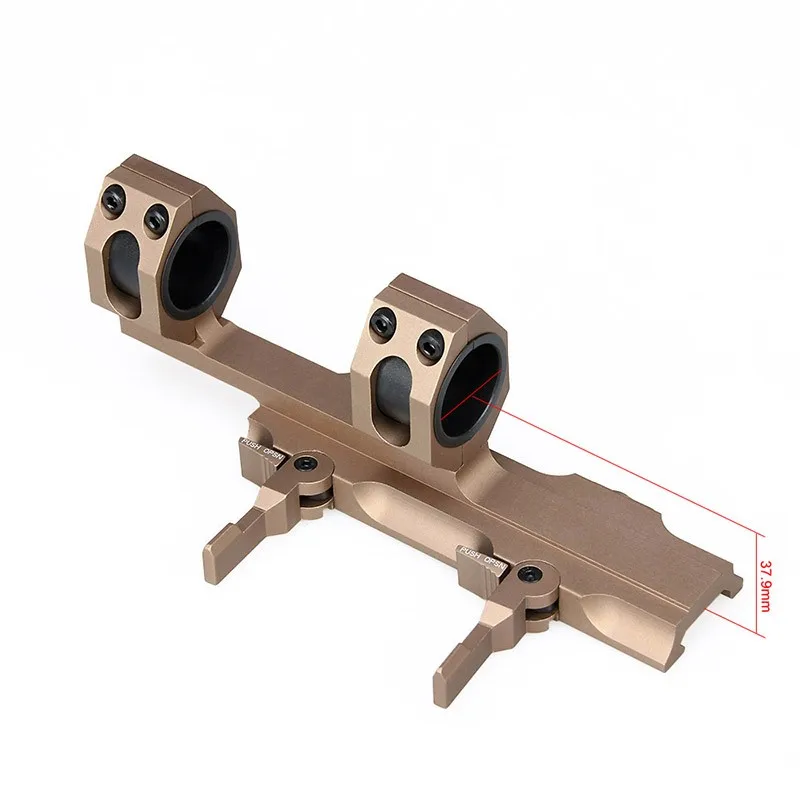 Cheap price Aluminum tactical scope accessories 25.4mm 30mm QD double rings scope mount GZ24-0133