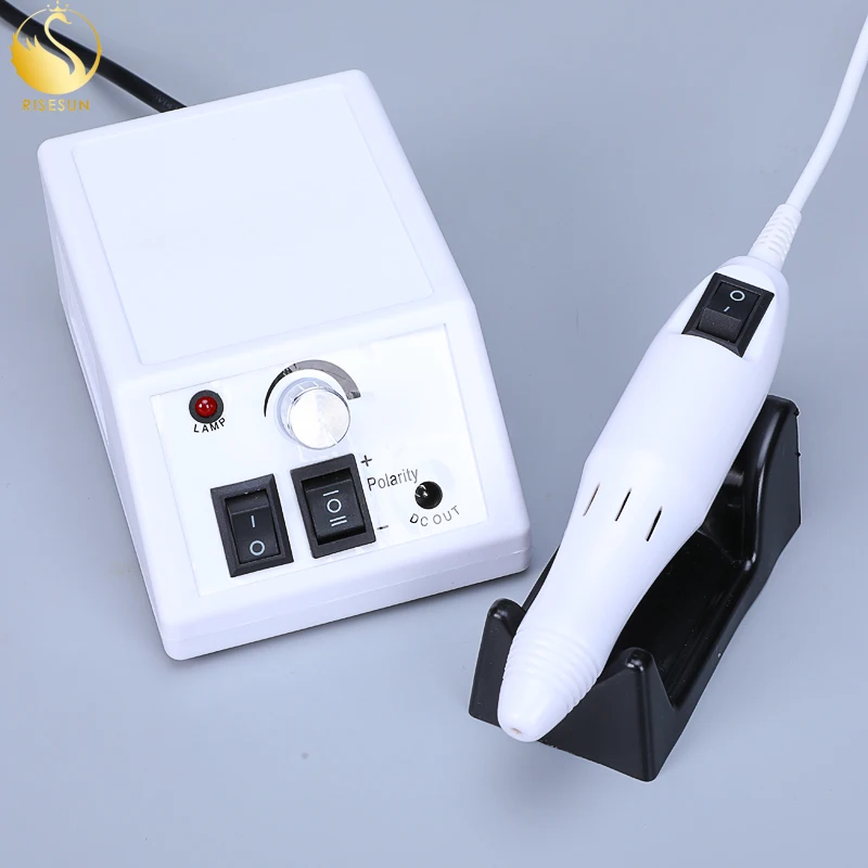 
Risesun Professional Nail Art Salon Pedicure and Manicure Kit Nail Beauty Electric Nail Drill Machine 100-240V 