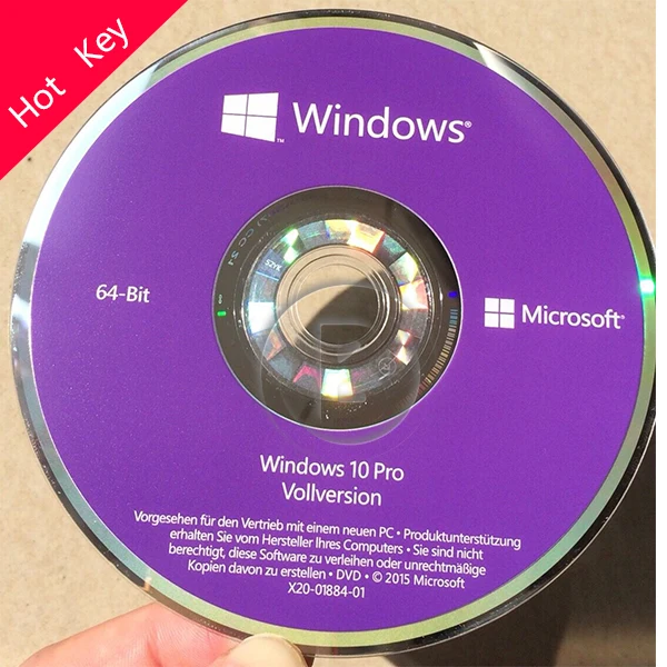 
 Оптовая продажа Windows 10 Pro 64Bit OEM Полный пакет немецкий язык DHL Бесплатная доставка Windows 10 Pro  