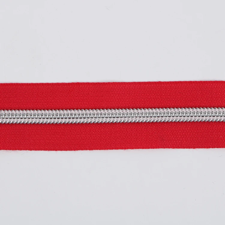Factory Direct Price New Design No 5 Nickel Teeth Nylon Zipper Open End For Jacket And Coat