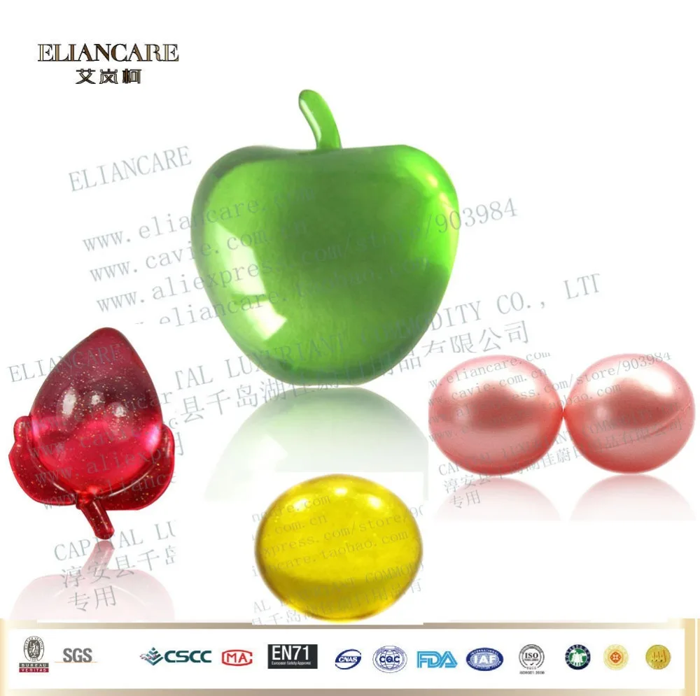 
8g High quality fruit shaped scented bath oil bead 