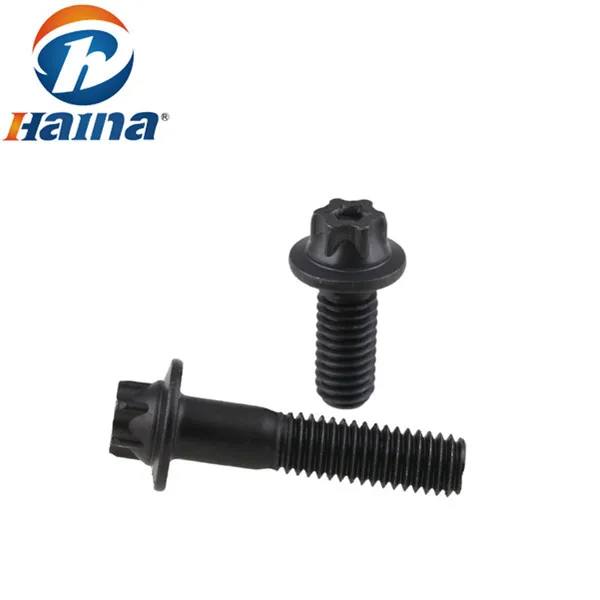 
DIN348000 Steel hexalobular head bolts with small flange Gr 4.8 8.8 