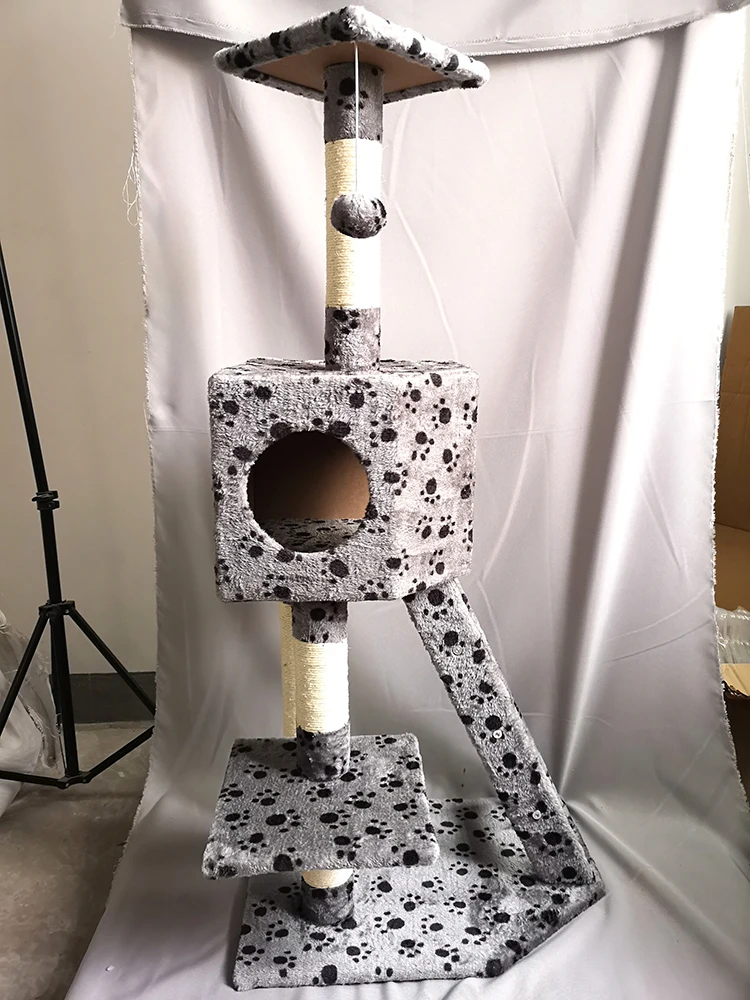 Высококачественный ковер из сизаля, кошачьи деревья, домашняя игрушка, кошачья чесалка, простой дизайн, оптовая продажа, PTC28017