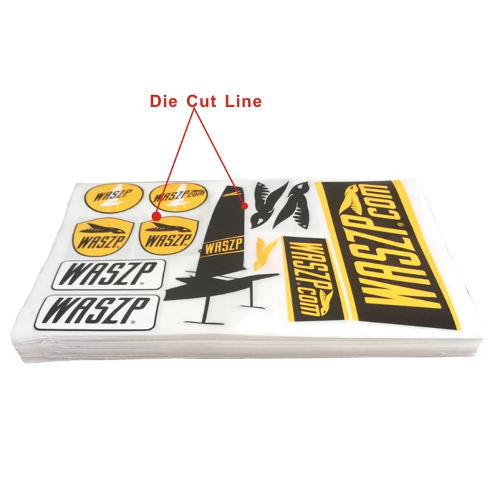 Printing Kiss Cut a3 a4 a5 Label Paper Adhesive Die Cut Sticker Sheet