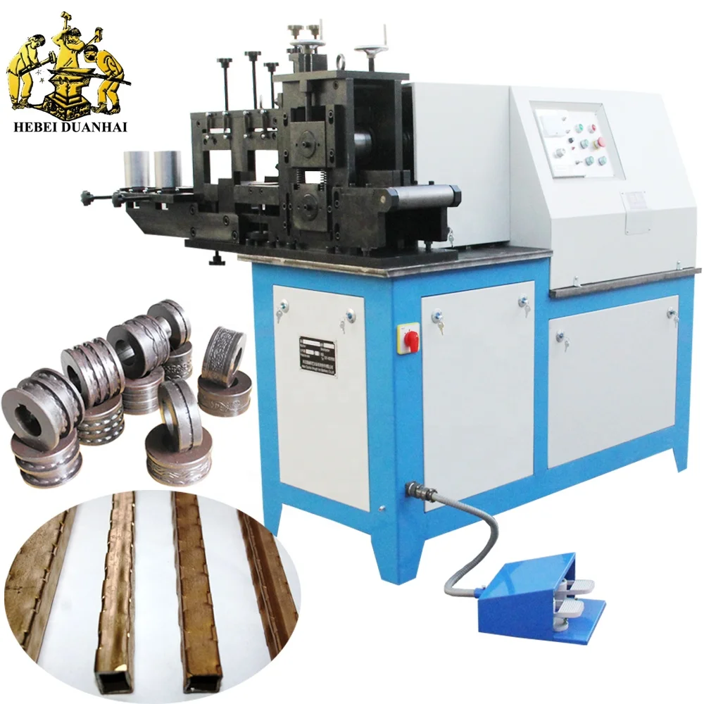 DH-DL100C Automatic Cold Rolling Ornamental Iron Tube Embossing Machine