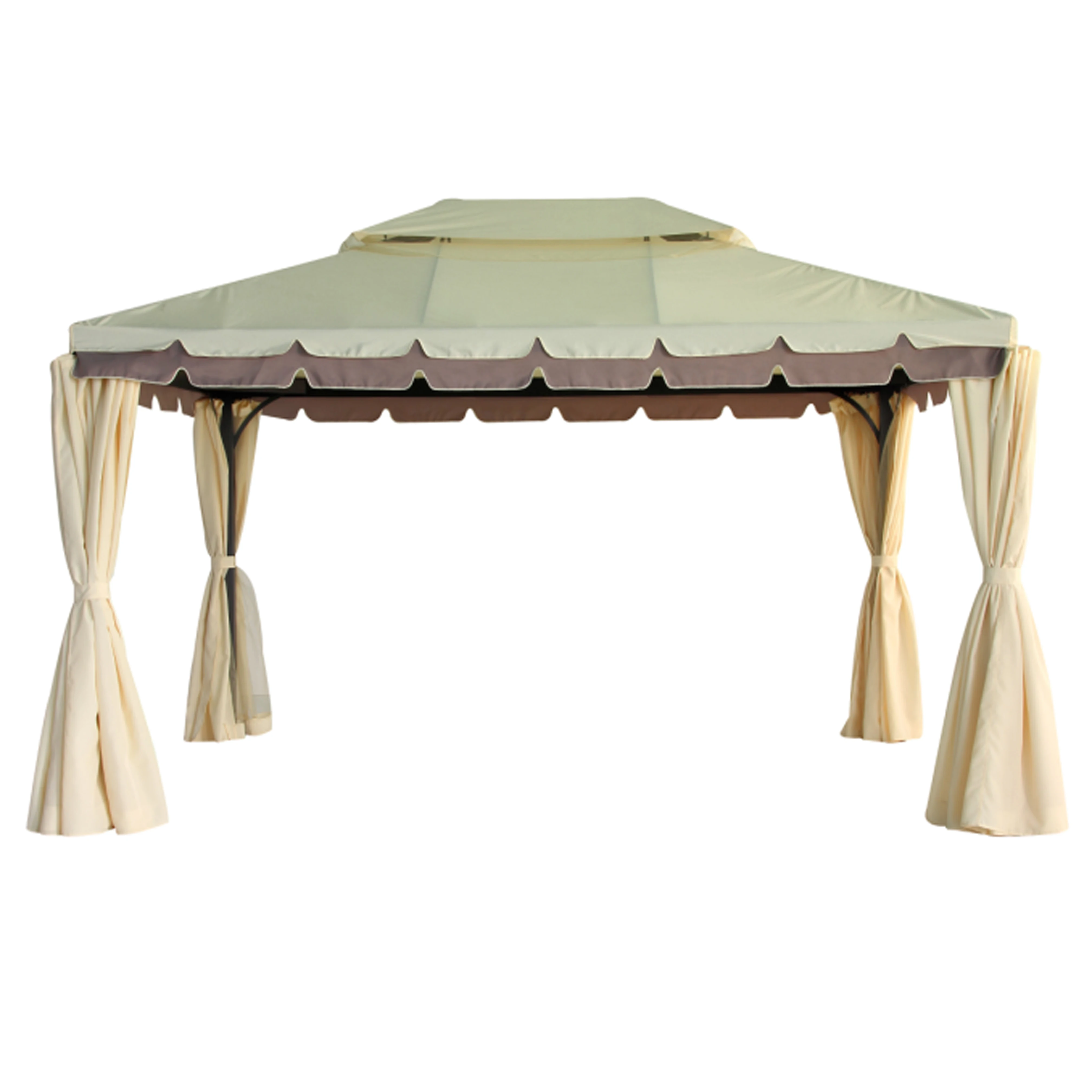 3x4m Deluxe High-grade Aluminum Frame Gazebo Aluminum, Gazebo 3x4