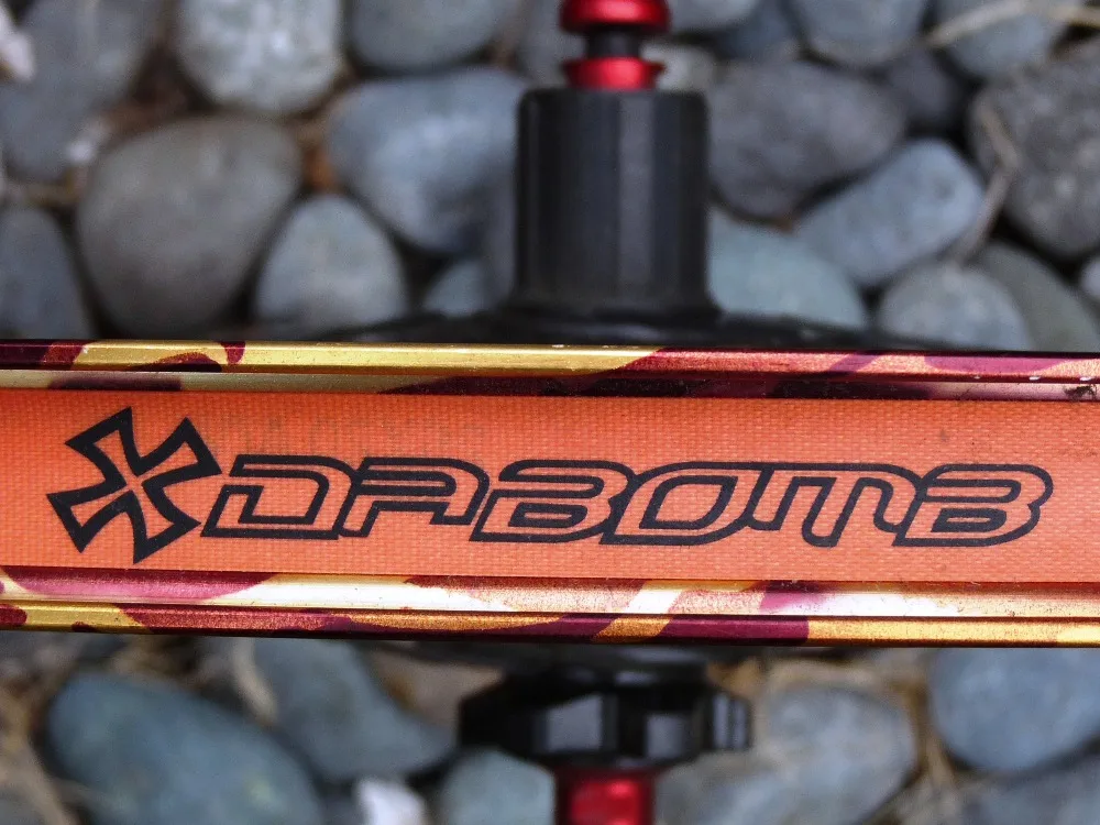 DaBomb High Strength Orange 26 275 Bike Rim Tape