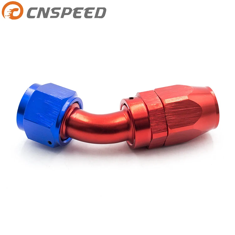 Cnspeed высокая производительность 10 45 градусов масла и топлива/поворотный арматура AN10 алюминиевая арматура