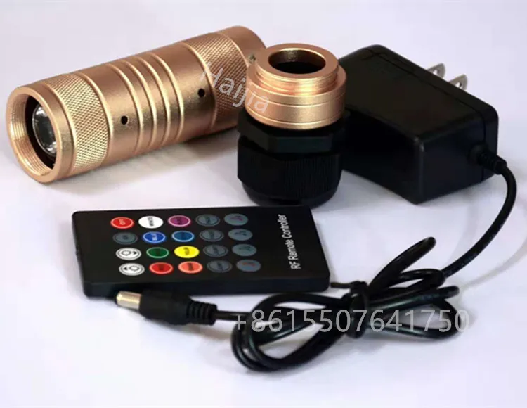 Музыкальный пульт дистанционного управления 6 Вт 12 В мини аудио Обесцвечивающий волоконно-оптический свет проектор апертура 3 мм ~ 20 мм