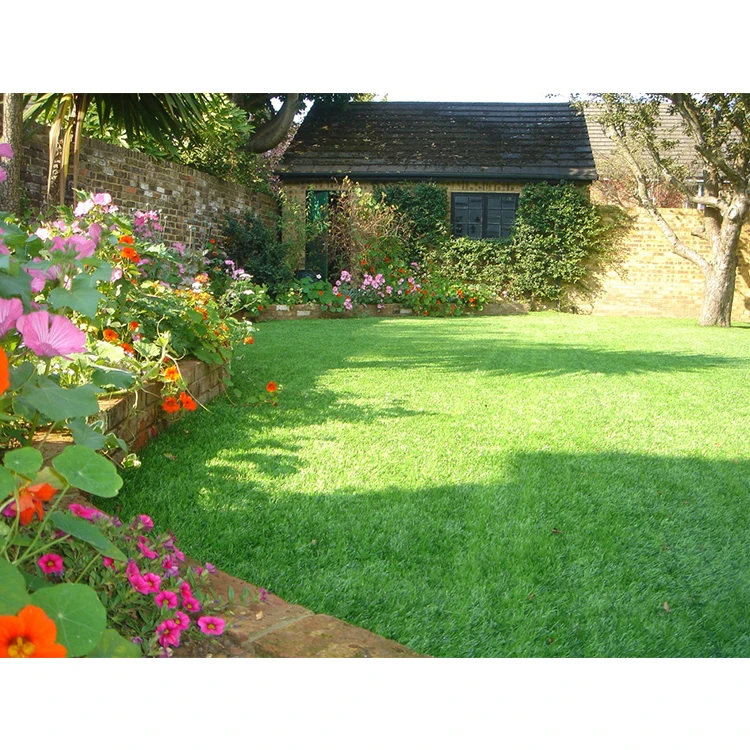 
Manufacturer directly supply 4 tone nature blue artificial grass manufacturer in China 