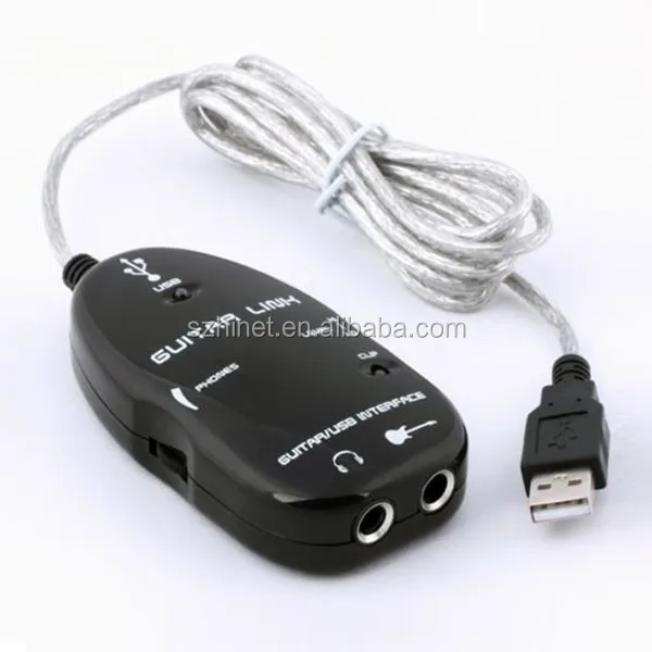 Электрогитары к usb-интерфейса, кабель соединения гитары USB кабель, USB гитара на пк-интерфейса