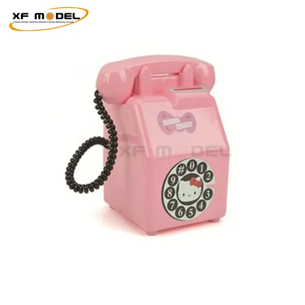 Mechanical parts mini excavator / bus plastic toy rapid prototyping