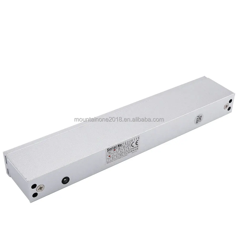 280KG 600LB Single Door 12V Electric Lock For Door Magnetic Electromagnetic Lock Holding Force For Access Control with LED Light