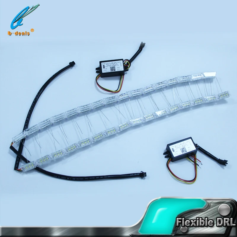 flexible drl led strip swichback daytime running light