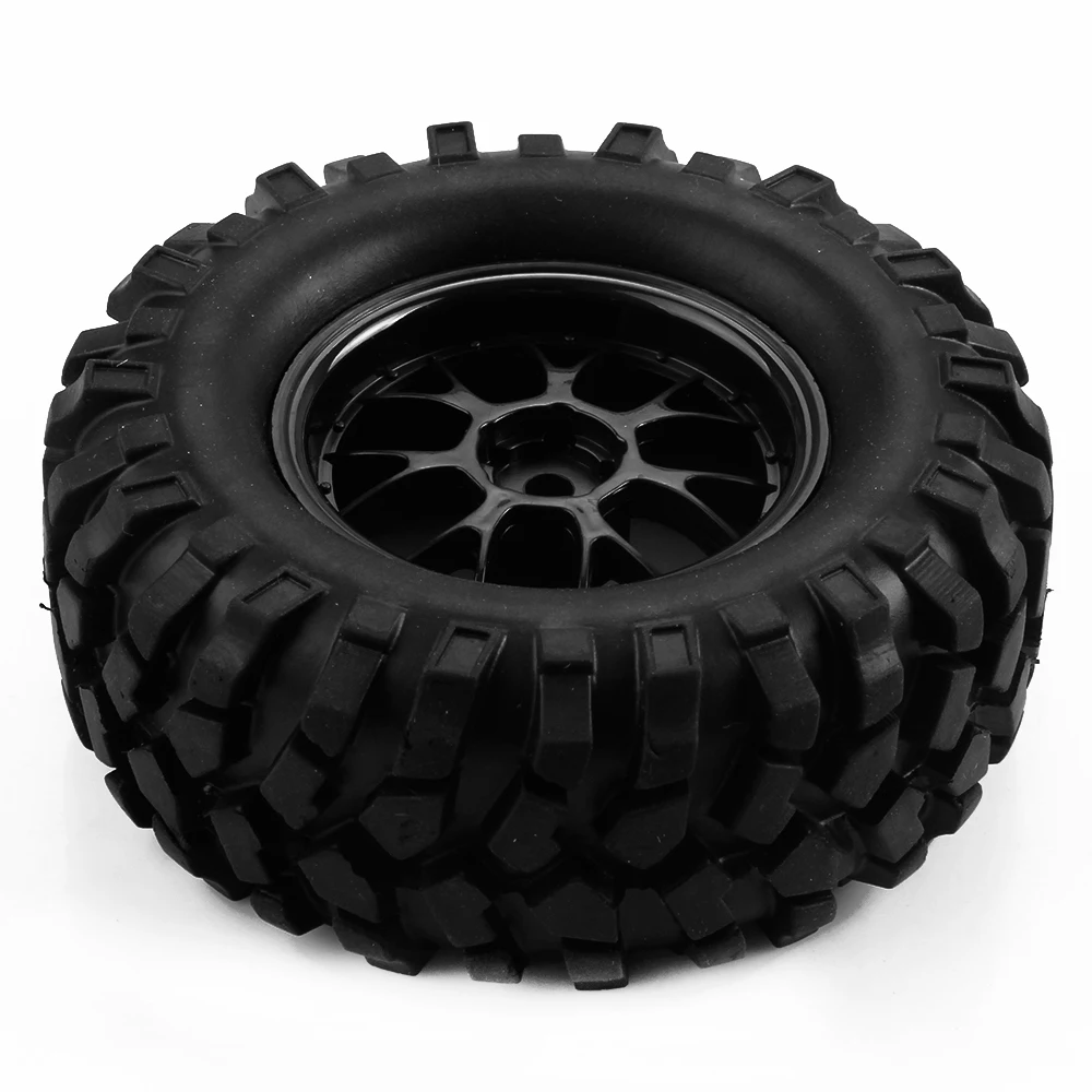 4Pcs/Set Remote Control Toy Car Rubber Tires Wheel Rim For